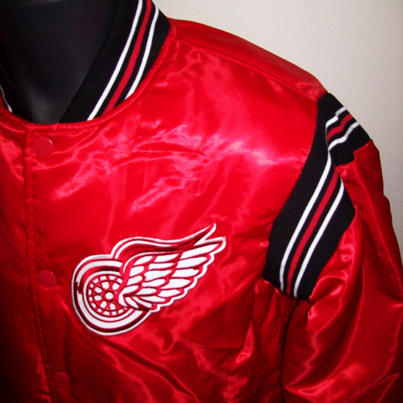 STARTER 2019 Jackets & Coats Detroit Redwings Starter Snap Down